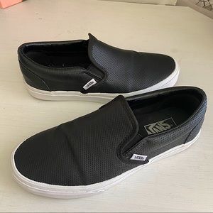 Vans Leather Slip On - women’s 9
